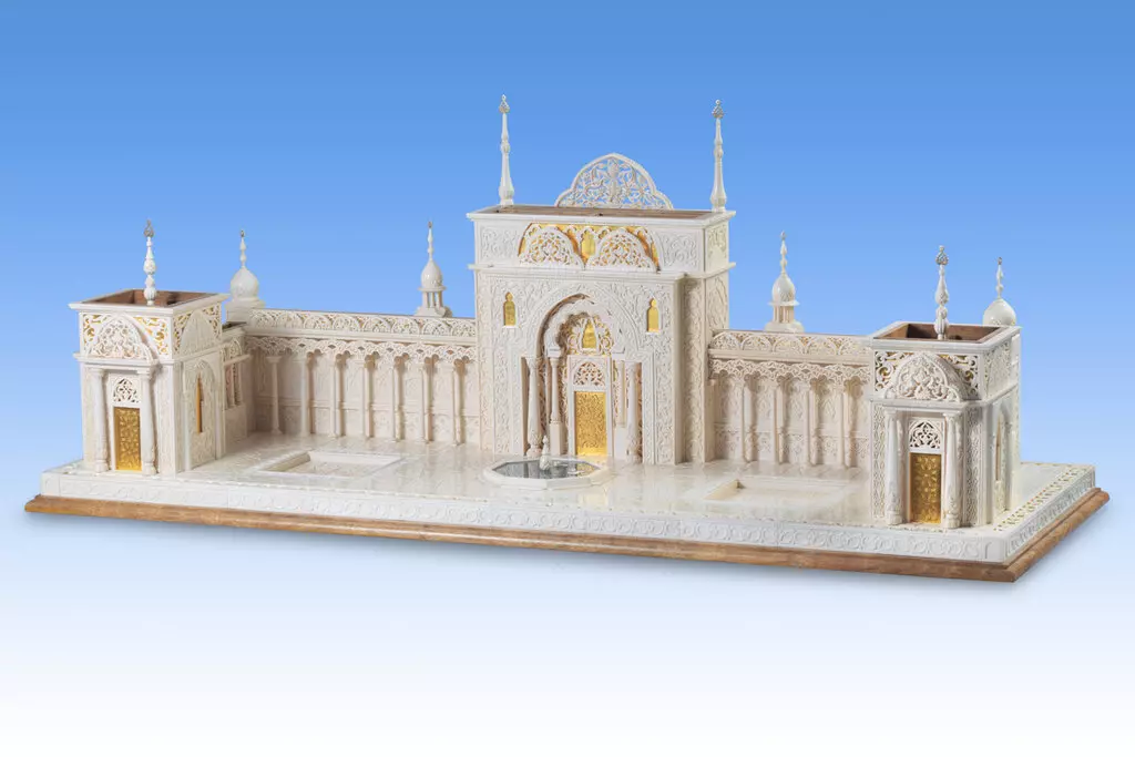 Maqueta de Mezquita de Madera