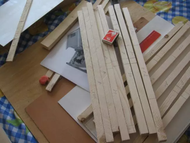 Madera para maqueta