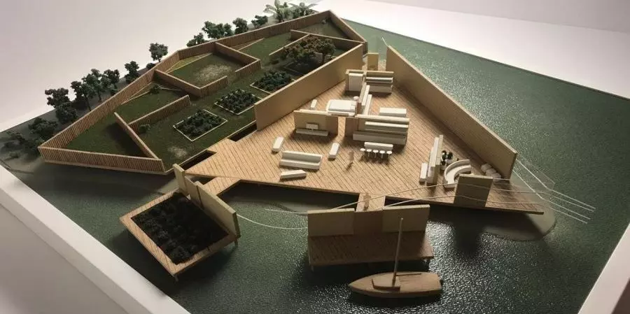 Maquetas de estudiantes de arquitectura