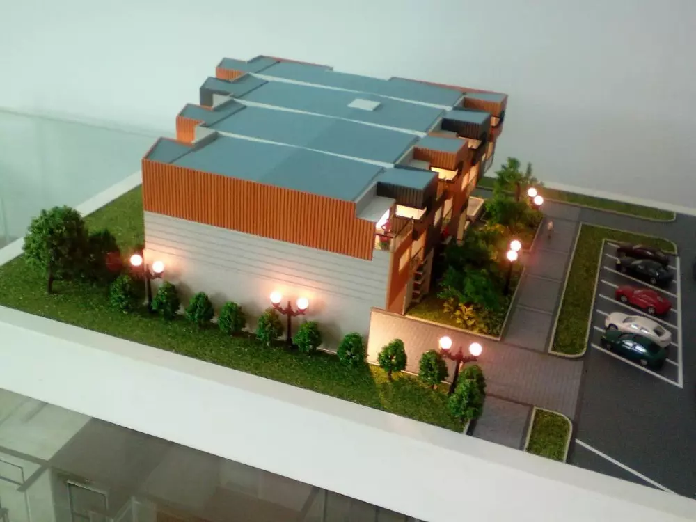 Construcción de maquetas de edificios