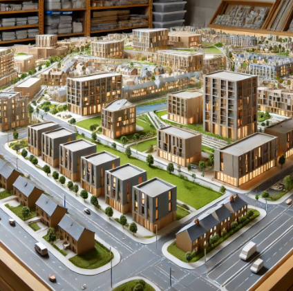 Detallada maqueta arquitectónica creada por Ari Maqueta en Murcia.