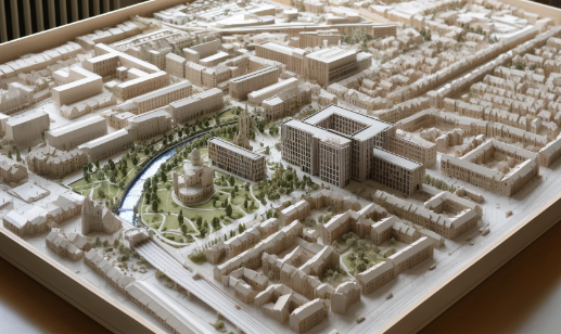  Modelo arquitectónico detallado creado por Ari Maqueta en Alicante.