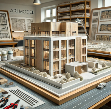 Modelo arquitectónico creado por Ari Maqueta en Córdoba.