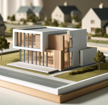 Modelo arquitectónico creado por Ari Maqueta en Elche.