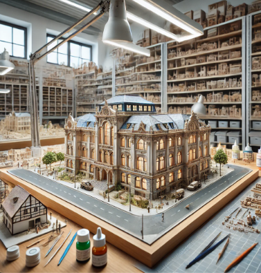  Un detallado modelo arquitectónico creado por Ari Maqueta en Vila-Real.