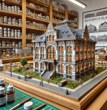 Modelo detallado realizado por Ari Maqueta en Fuengirola.