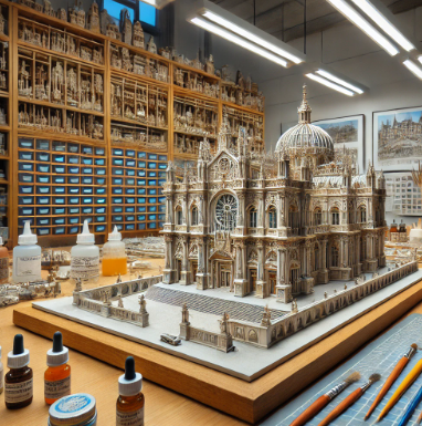 Maqueta detallada realizada por Ari Maqueta en Zamora.