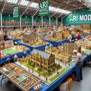 Modelos impresionantes presentados por Ari Maqueta en la Feria de Modelismo Leganés.