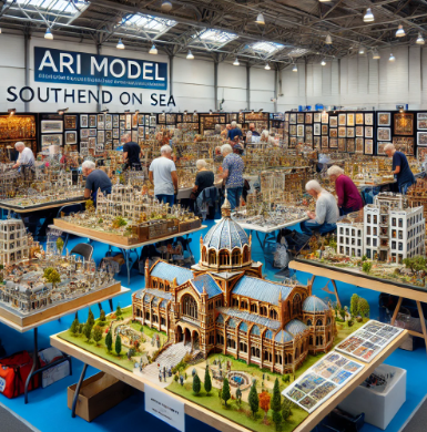 Impresionantes maquetas de Ari Maqueta en la Feria de Modelismo Tarragona.