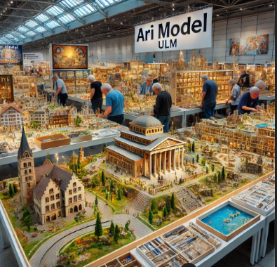  Modelos detallados de Ari Maqueta exhibidos en la Feria de Modelismo El Ejido.