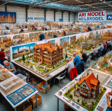 Modelos exhibidos por Ari Maqueta en la Feria de Modelismo Toledo.