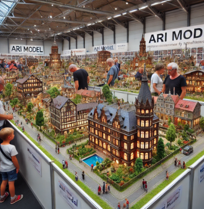 Modelos detallados presentados por Ari Maqueta en la Feria de Modelismo Benalmádena.