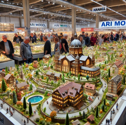 Modelos impresionantes de Ari Maqueta expuestos en la Feria de Modelismo Valdemoro.