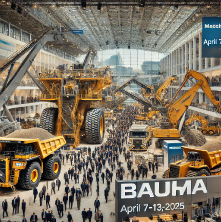 Experimenta las máquinas y tecnologías más avanzadas en la Bauma de Múnich, del 7 al 13 de abril de 2025.