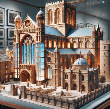  Un modelo arquitectónico detallado creado por Ari Maqueta, combinando precisión y creatividad en Córdoba.