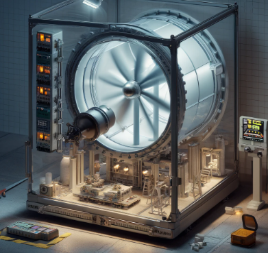 El Modelo de túnel de viento y prueba de turbina de Ari Maqueta muestra cómo se prueban las turbinas eólicas en un túnel de viento. Este modelo ofrece una representación precisa de los procesos de prueba y análisis, proporcionando una visión detallad